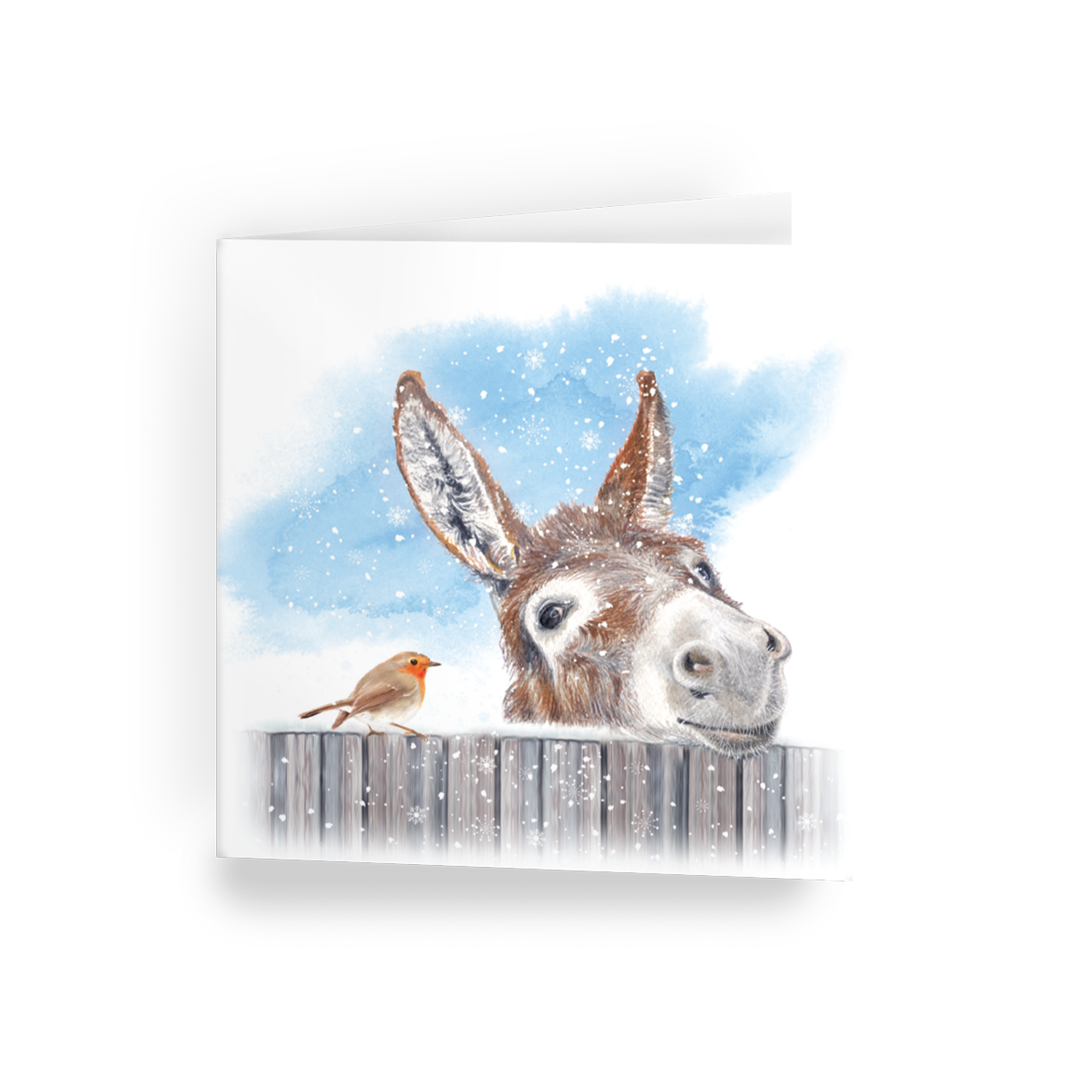 Little Donkey Christmas Cards