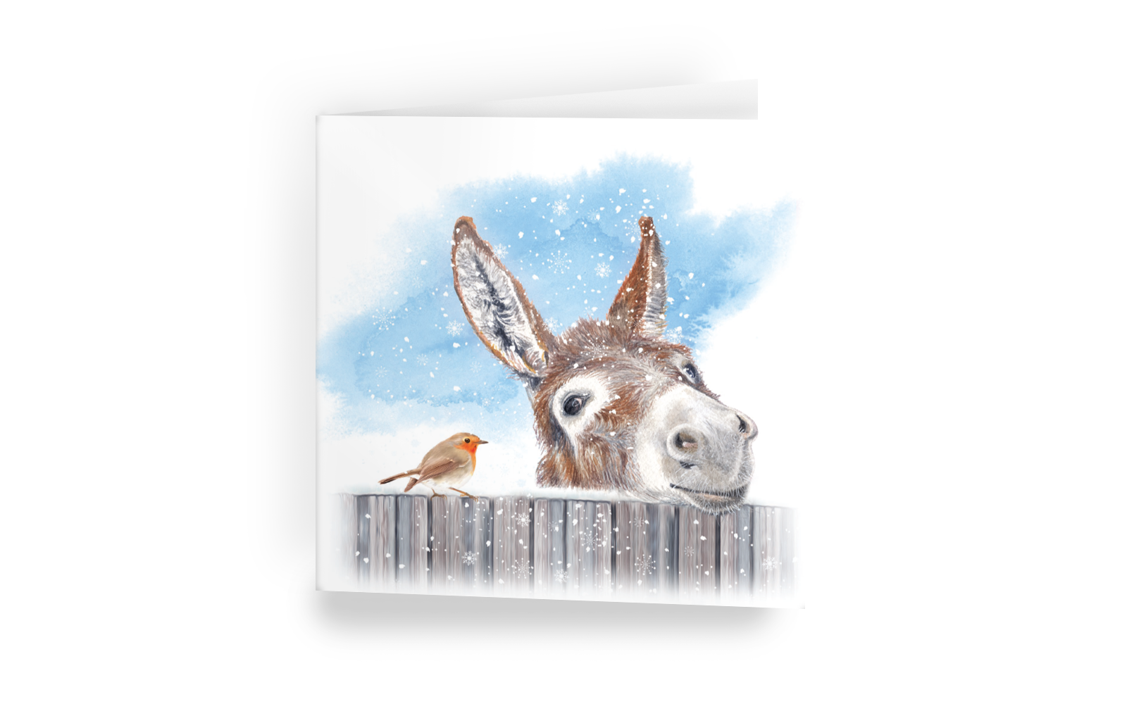 Little Donkey Christmas Cards