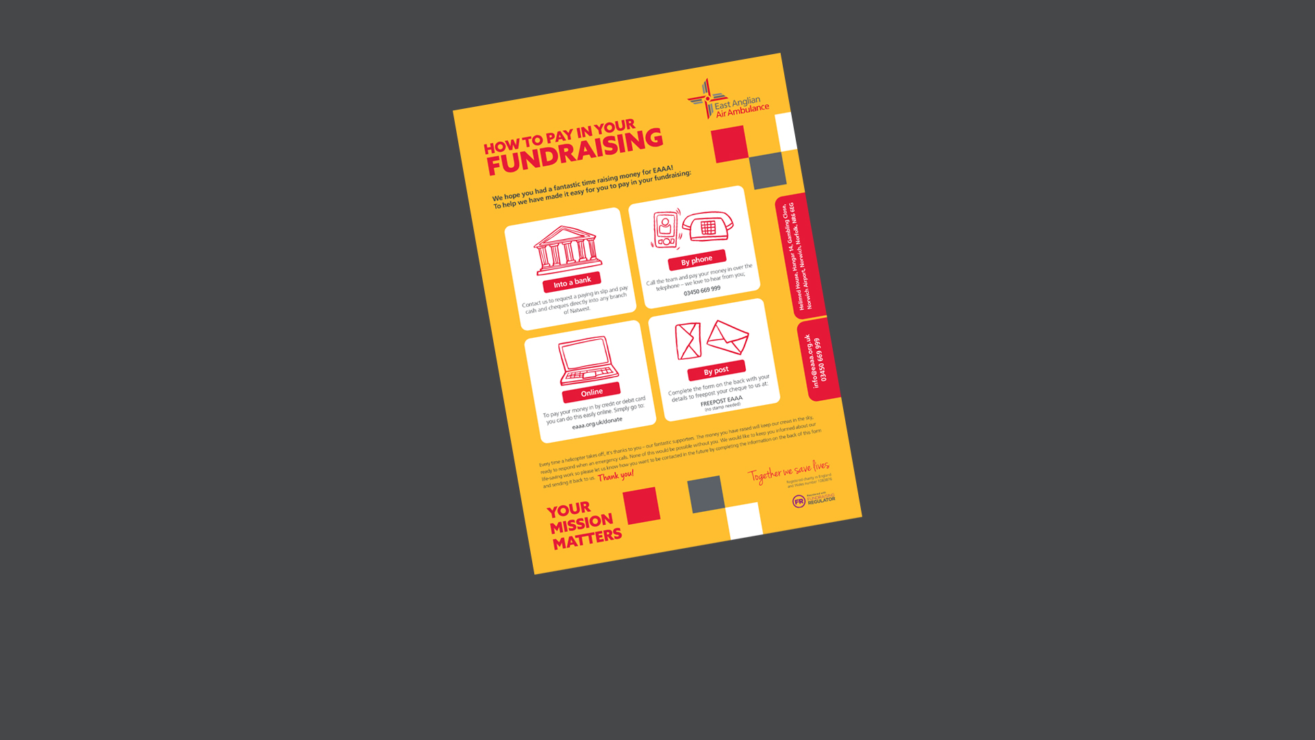 How to pay in your fundraising