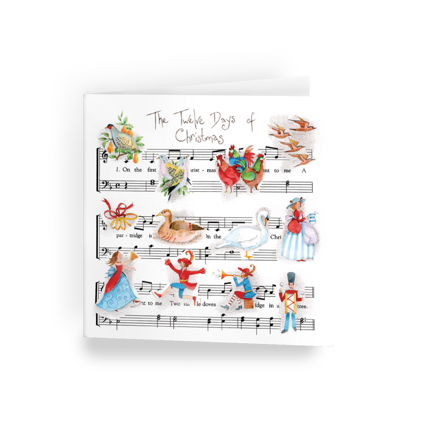 Twelve Musical Days christmas cards