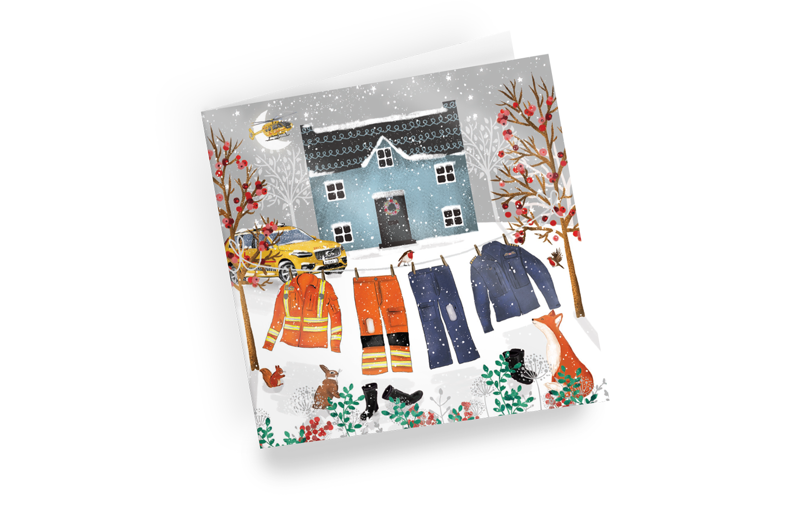 Winter Warmer Christmas Card