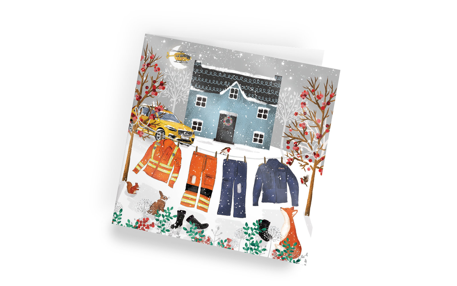 Winter Warmer Christmas Card