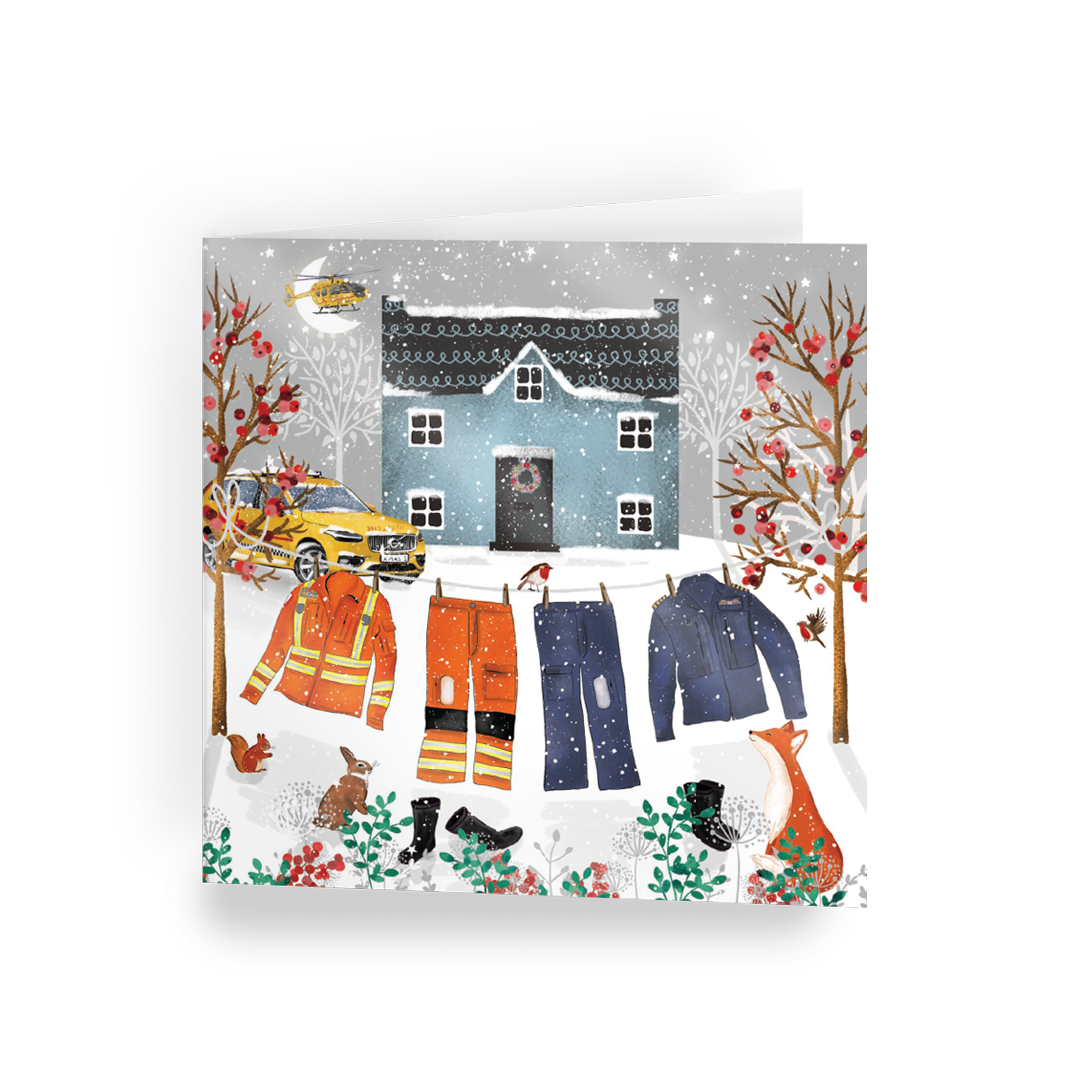 Winter Warmer Christmas Card