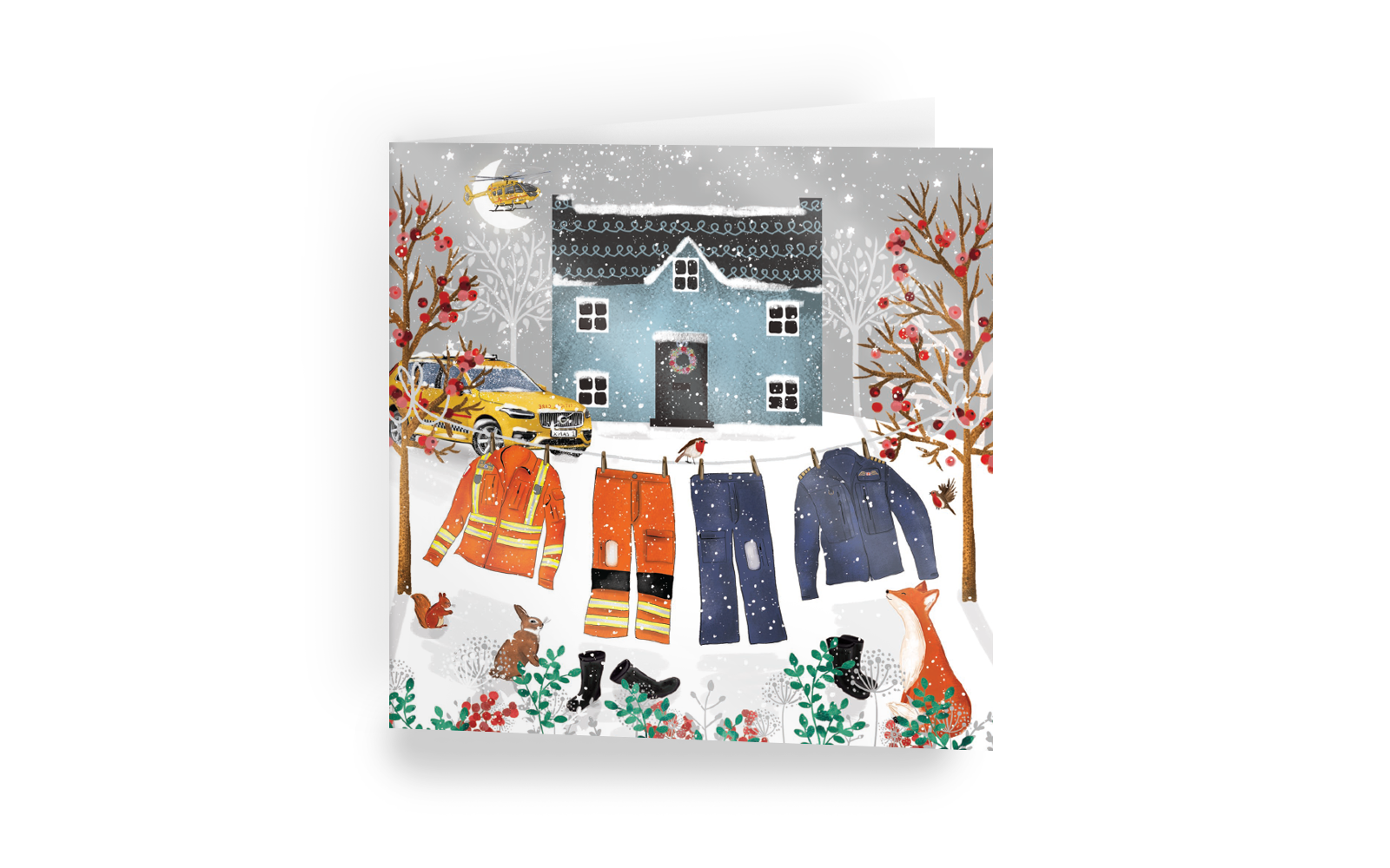 Winter Warmer Christmas Card