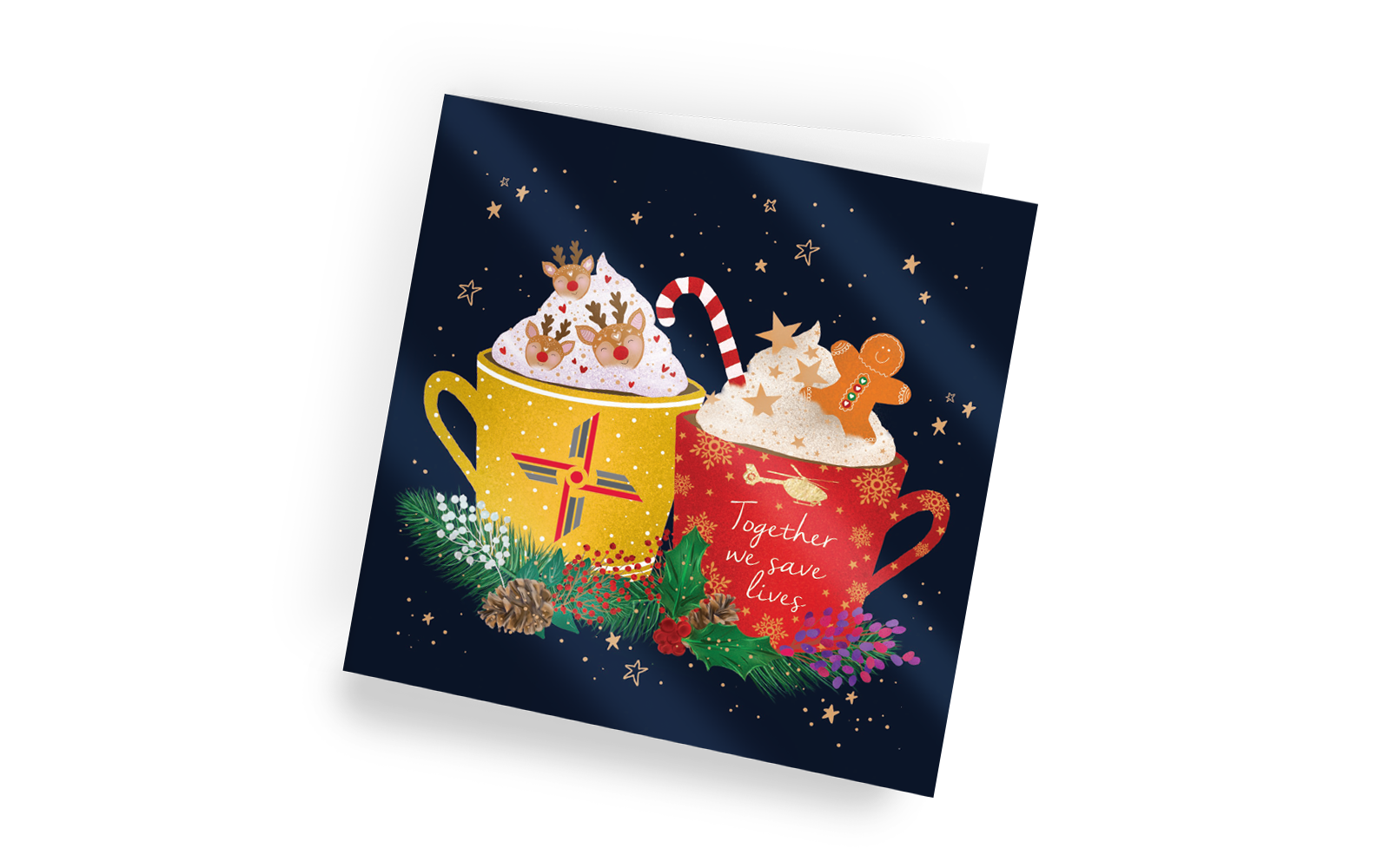 Winter warmer Christmas Card