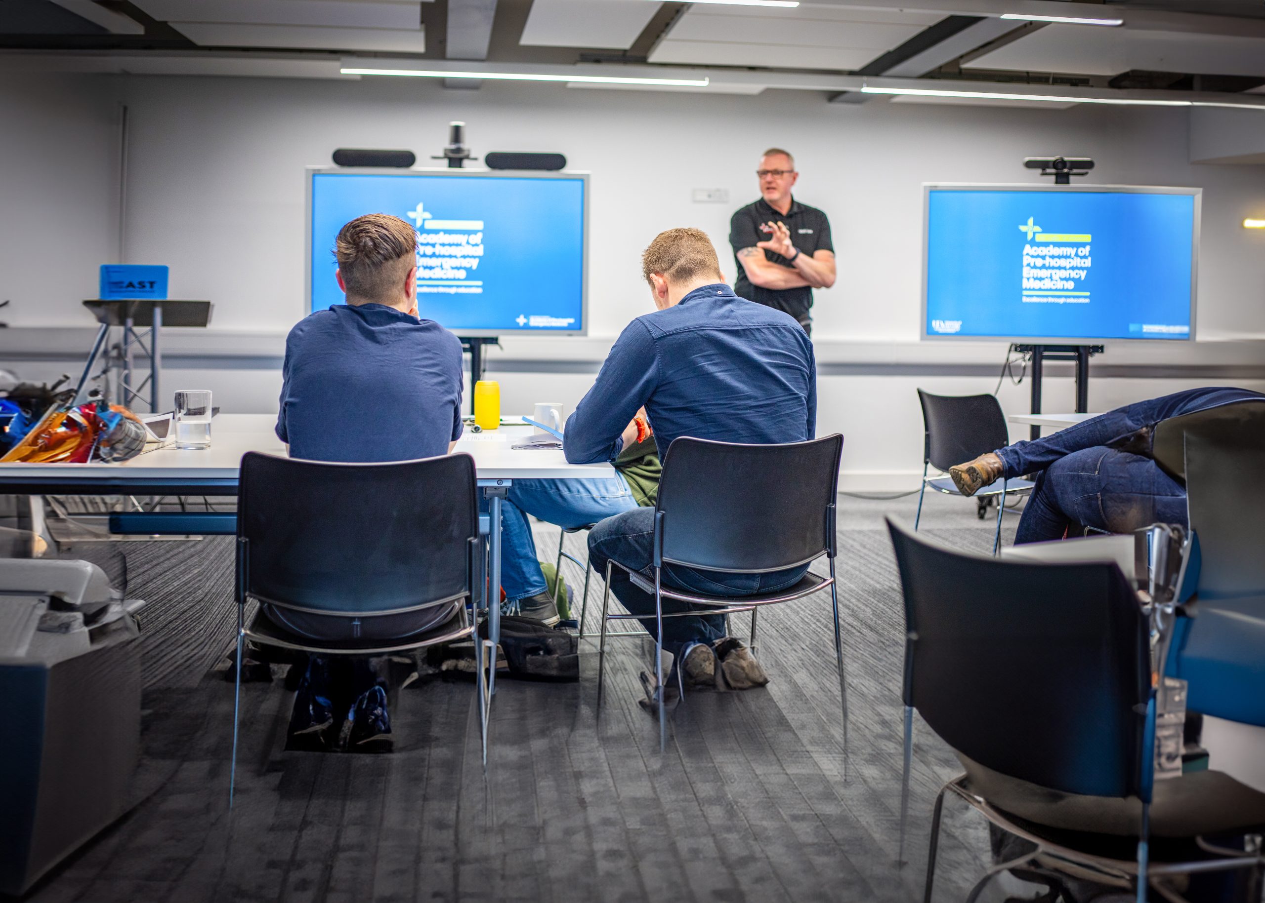 UEA students in Academy of Pre Hospital Emergency Medicine training