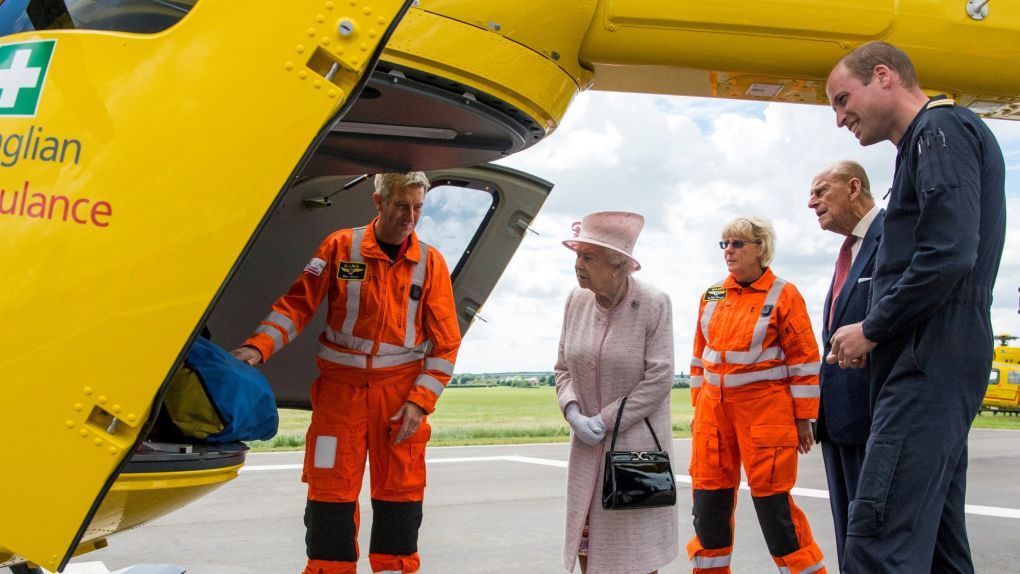 Pam Chrispin meeting Her Majesty Queen Elizabeth II