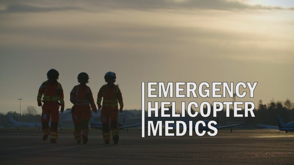 Emergency Helicopter medics title card