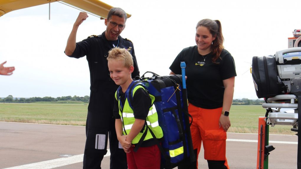 Jack with EAAA kit bag