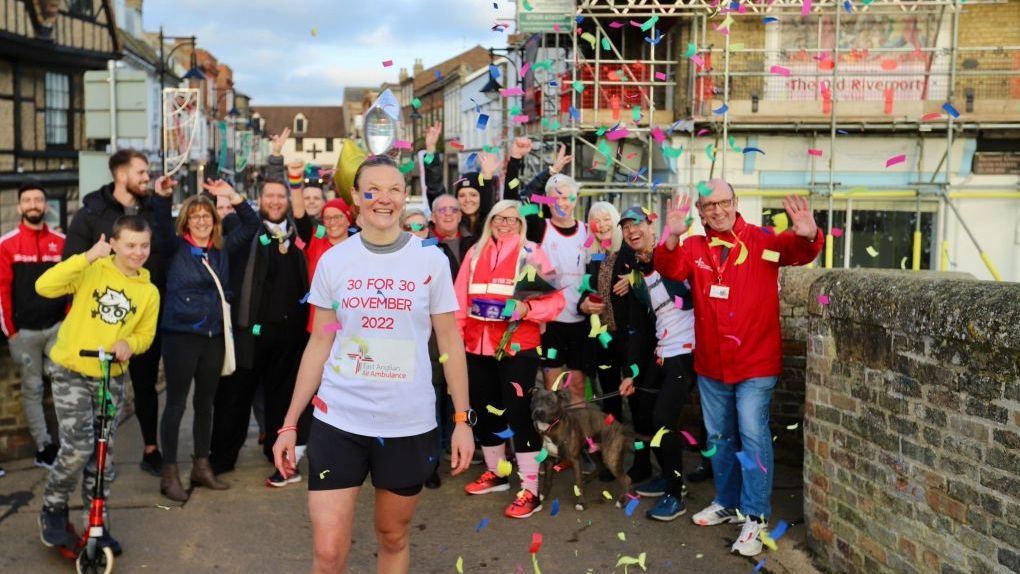 Former patient Laura Bird completes her 30th Marathon in 30 days