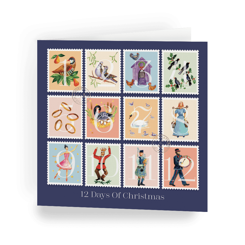 Christmas card - 12 Days of Christmas