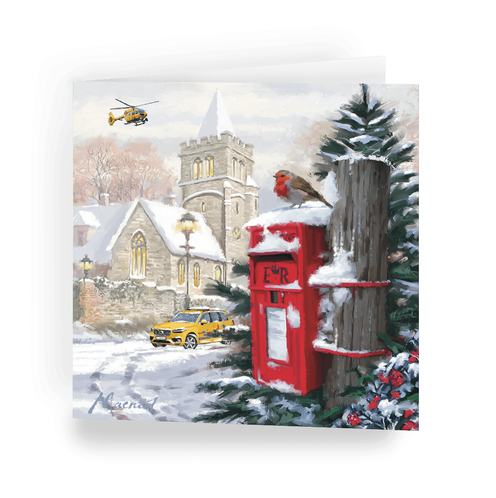 Christmas card - Snowy Village